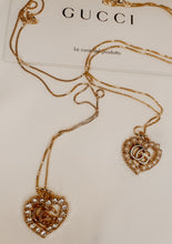 Load image into Gallery viewer, Gucci heart logo necklace