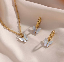 Load image into Gallery viewer, Papillon Necklace &amp; Earring Set
